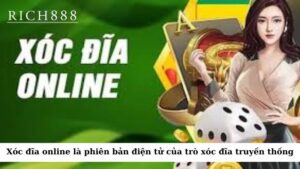 Xóc đĩa online là phiên bản điện tử của trò chơi xóc đĩa truyền thống
